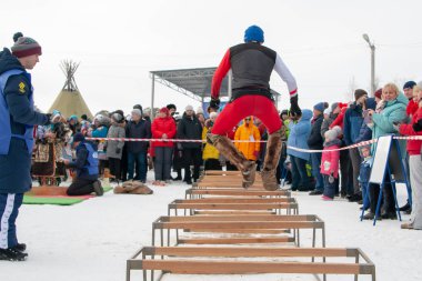 Gelenek spor - kızak ile zıplama için kabukları.