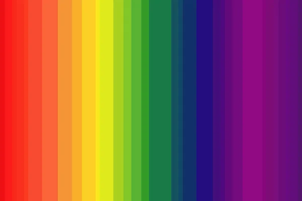 Kleur regenboog textuur van discrete bands. — Stockfoto