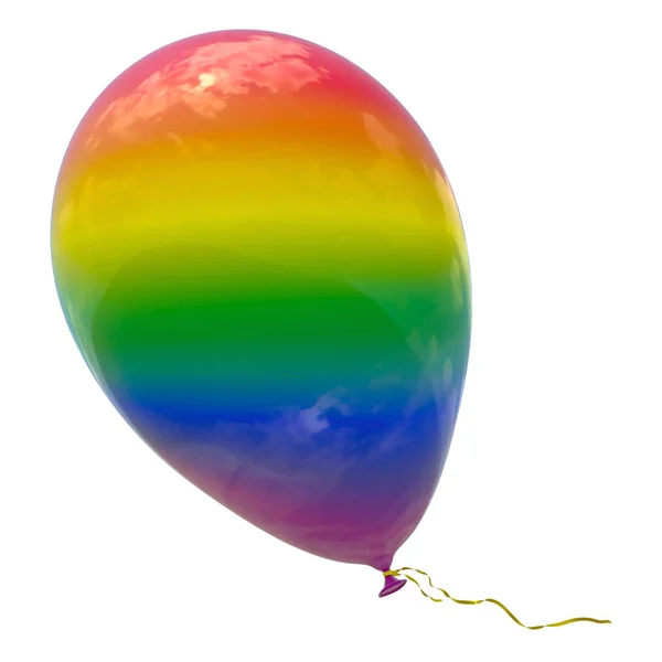 Le ballon de la couleur arc-en-ciel — Photo