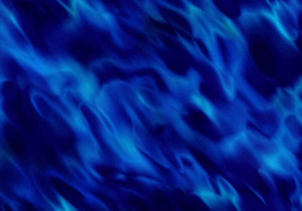 Shimmering like satin fabric, abstract background in rich blue color. Illustration.