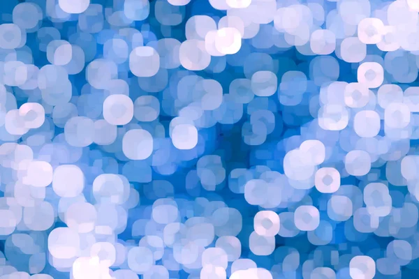 Bright blue background with bokeh. Bright colored bubbles. — Stock Photo, Image