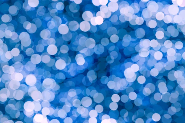 Bright blue background with bokeh. Bright colored bubbles. — Stock Photo, Image