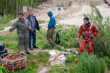 Dalışöncesi hazırlık. Derin deniz çalışmaları.