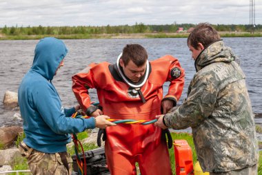 Dalışöncesi hazırlık. Derin deniz çalışmaları.