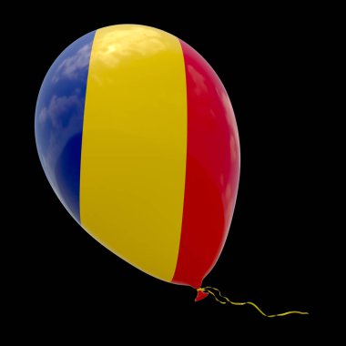 Bir Avrupa Birliği üyesi devletin bayrağı balonda resmedildi. Balon wi