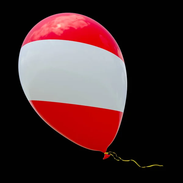 Le drapeau d'un État membre de l'UE représenté sur un ballon. Ballon wi — Photo