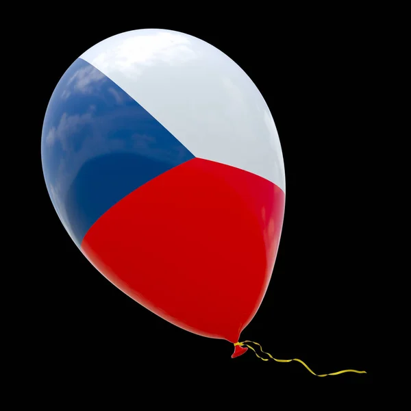 Vlajka členského státu EU znázorněné na balónu. Bublinová síť Wi — Stock fotografie