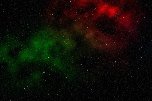 O Universo de Fundo. Espaço exterior com estrelas e nebu colorido — Fotografia de Stock