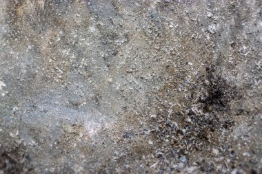 Bir parça kül makro closeup çelik siyah ve kahverengi lekeler cilalı