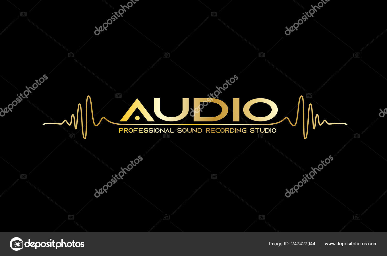 Audio Dance Music Logo Concept Sound Wave Recording Studio Emblem Stock  Vector Image by ©ErnestDavies #247427944