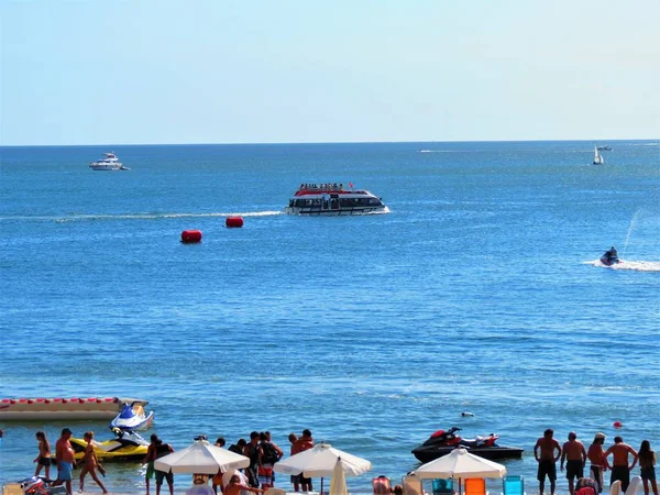 Punta Del Este Uruguai Pessoas Praia — Fotografia de Stock
