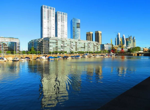 Puerto Madero Görünümünü Buenos Aires Cityscape — Stok fotoğraf