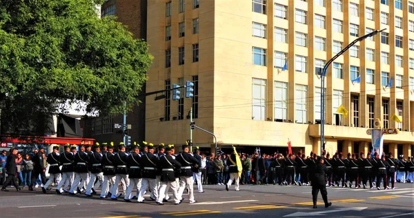 Буэнос Айрес Аргентина Июля 2019 Года Военный Парад Честь Дня — стоковое фото