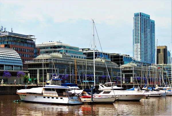 Buenos Aires Arjantin Kasım 2018 Puerto Madero Bölgesinin Manzarası Buenos — Stok fotoğraf