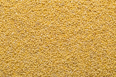 Altın darı, glutensiz tahıl tohumu, çerçeve dolgu backgroun