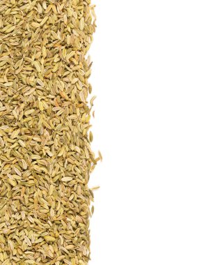 Kuru Rezene Tohumları sınır düz uzanmak üst görünüm doku arka plan o