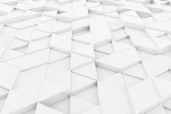 Random Shifted White Triangle Geometrical Pattern Background Soft Shadows Minimal — Stock Photo, Image