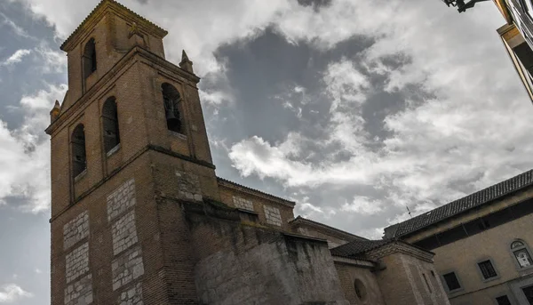 Upper Part Church Belfry Spain — Stock Photo, Image