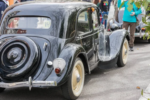 Valladolid, Spanien - 3. März 2019: Oldtimertreffen — Stockfoto