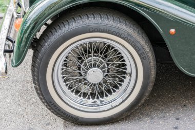 Valladolid, İspanya - 3 Mart 2019: Veteran araçlar Toplantı