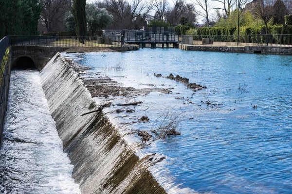 Bloqueio do canal de Castilla — Fotografia de Stock