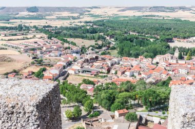 Panoramik ortaçağ köyü