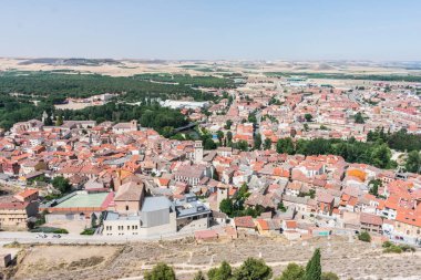 Panoramik ortaçağ köyü