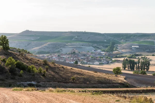 Panoramisch uitzicht van middeleeuws dorp — Stockfoto