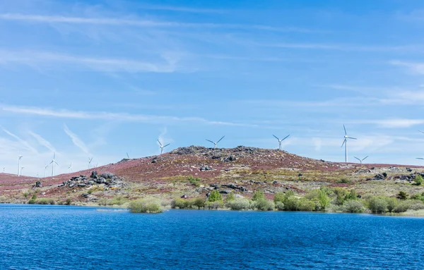 su gölü ile dağların görünümü