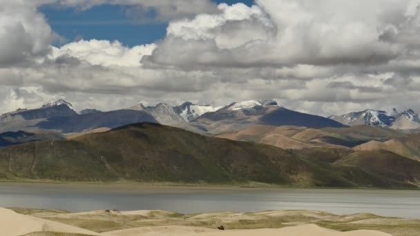 Valle del fiume Brahmaputra Himalaya Tibet — Video Stock