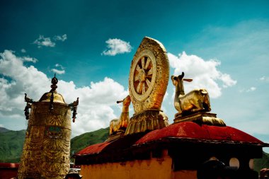 Jokhang Temple Tibetan Buddhism Lhasa Tibet clipart