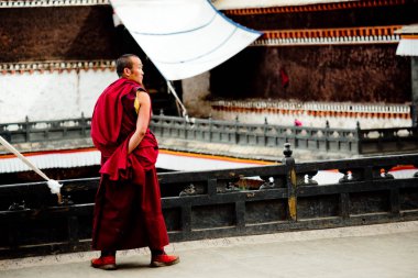 Jokhang tapınak Tibet Budizmi Lhasa Tibet