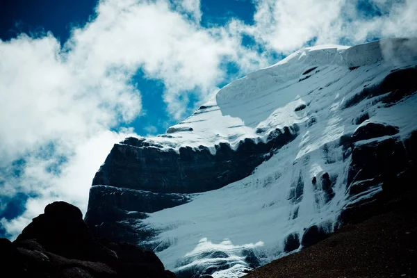 仁波喜马拉雅山脉范围西藏 Kailas yatra — 图库照片