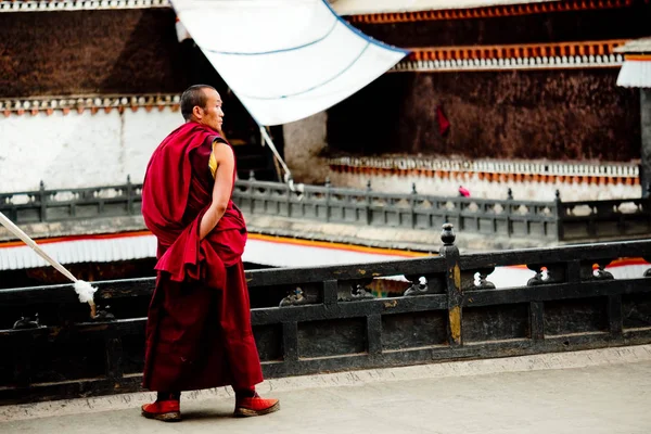 Jokhang tempel Tibetaans boeddhisme Lhasa-Tibet — Stockfoto