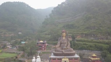 Guru Padmasambhava Heykeli Tapınağı, Katmandu Vadisi, Nepal - 16 Ekim 2017