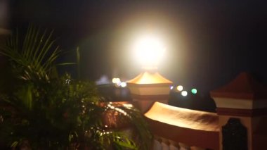Gece Hindistan'da ışık