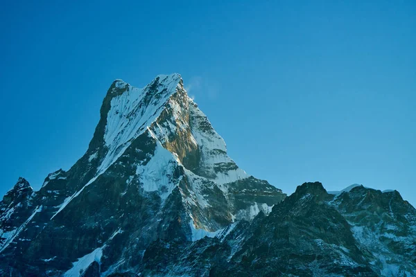 Machapuchare mountain Fishtail i Himalaya range Nepal — Stockfoto