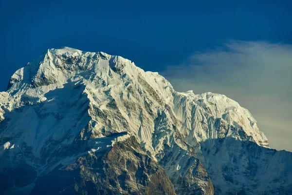 Аннапурна Південна 7219 Горах Гімалаї Марді Хима Trek Непал — стокове фото