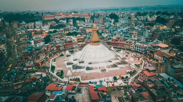 Sztúpa Bodhnath Kathmandu, Nepál - 2018. október 12. — Stock Fotó