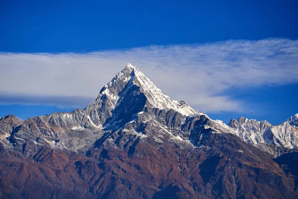 Machapuchare mountain Fishtail in Himalayas range Nepal — Stock Photo, Image