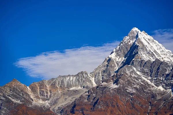 Machapuchare mountain Fishtail in Himalayas range Nepal — Stock Photo, Image