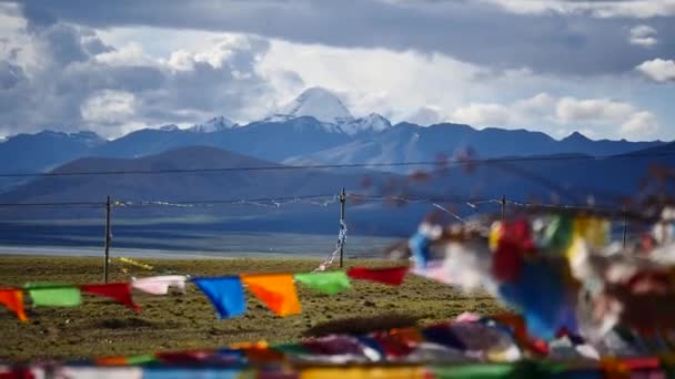 Mount Kailash a Himalája tartomány tibeti — Stock videók