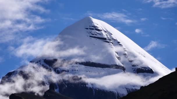 Posvátná hora Kailás Himaláje oblast Tibetu — Stock video