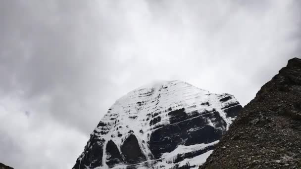 Monte Kailash Cordillera del Himalaya Tibet — Vídeos de Stock