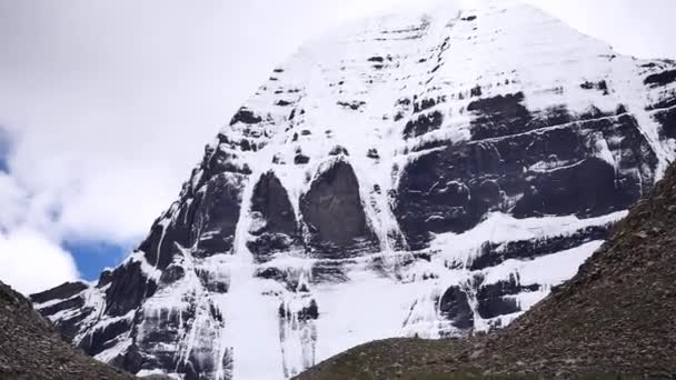 Posvátná hora Kailás Himaláje oblast Tibetu — Stock video