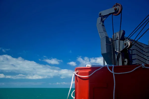 Boat at the blue sea in Thailand — Stock Photo, Image