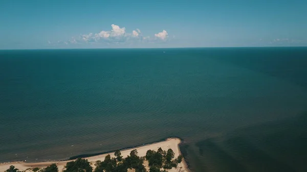 Vista aérea del cabo Kolka, Mar Báltico, Letonia —  Fotos de Stock