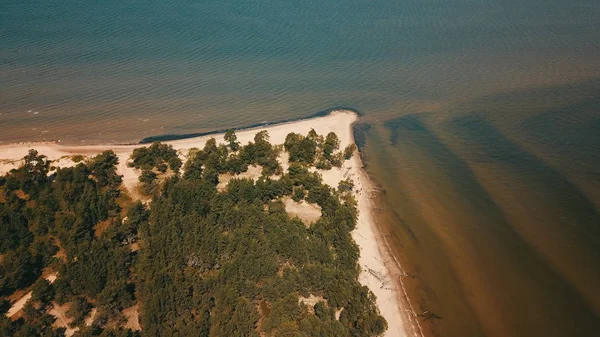Luftaufnahme von Kap Kolka, Ostsee, Lettland — Stockfoto