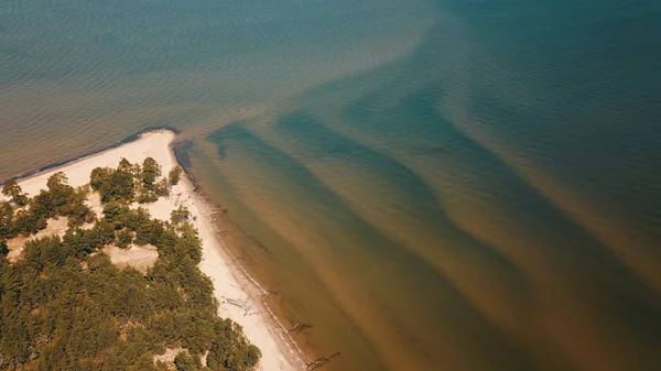 Veduta aerea di Capo Kolka, Mar Baltico, Lettonia — Foto Stock