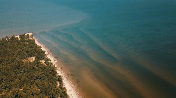 Veduta aerea di Capo Kolka, Mar Baltico, Lettonia — Foto Stock